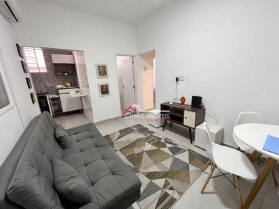 Apartamento em Embaré, Santos/SP de 43m² 2 quartos à venda por R$ 309.000,00