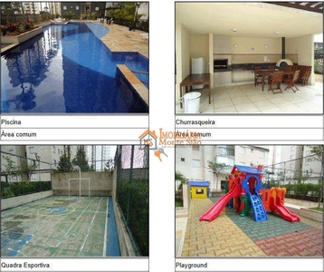 Apartamento em Vila Augusta, Guarulhos/SP de 65m² 3 quartos à venda por R$ 260.300,00