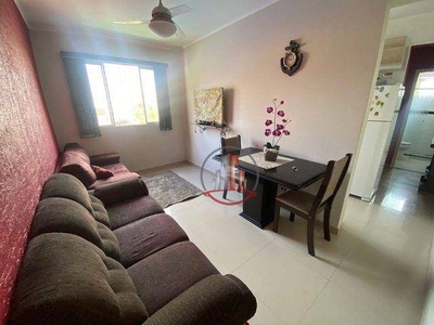 Apartamento em Vila Caiçara, Praia Grande/SP de 65m² 1 quartos à venda por R$ 214.000,00