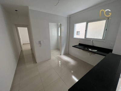 Apartamento em Vila Guilhermina, Praia Grande/SP de 51m² 1 quartos à venda por R$ 268.000,00