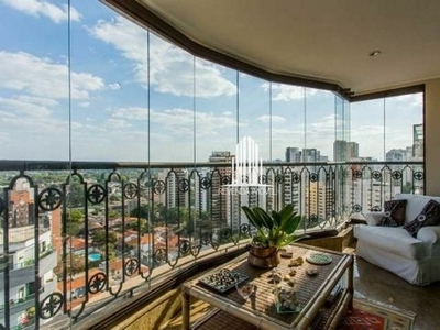 Apartamento no Condomínio Jardim de Monet em Campo Belo de 285m2 4 suítes 4 vagas de garag