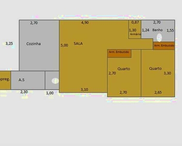 Apto, ALUGAR,com 75 m²,com 02 dorms, REFORMADO, 01 vaga, no por R$ 2890,00,Paraíso - São P