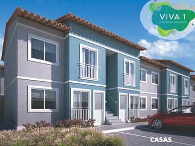 Casa de condomínio para venda possui 54 metros quadrados com 2 quartos em Cabuçu - Nova Ig