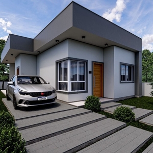 Casa em Caminho Novo, Palhoça/SC de 73m² 3 quartos à venda por R$ 479.000,00