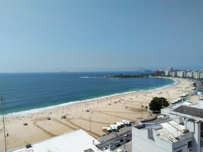Copacabana - Flat para aluguel com 65 m², vista mar, 1 quarto- Rio de Janeiro - RJ