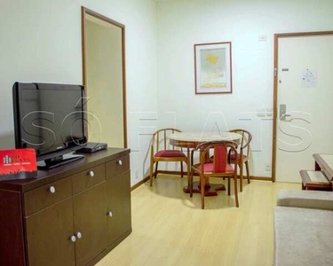 Flat 1 dormitório, 48m² na rua do Shopping Center 3. Ao lado da Av. Paulista