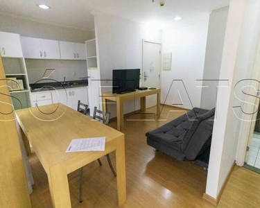 Flat com 42m² com separação entre cômodos ao lado do Aeroporto de Congonhas