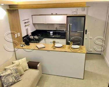 Flat duplex mobiliado com 1 dormitório disponível para locação na Bela Vista