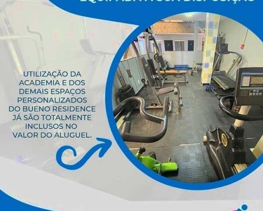 Luz, gás e água ja incluso no aluguel, com academia e sala de estudos