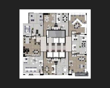Sala para alugar, 210 m² por R$ 9.700,00/mês - Centro - Curitiba/PR