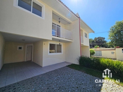 Sobrado com 3 dormitórios para alugar, 132 m² por R$ 3.300/mês - Santa Cândida - Cu