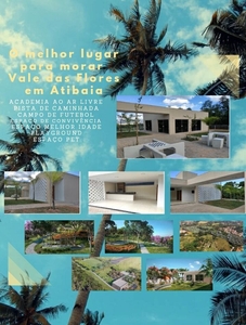 Terreno em Loteamento Vale das Flores, Atibaia/SP de 10m² à venda por R$ 198.000,00
