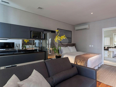 Apartamento com 1 quarto à venda ou para alugar em Itaim Bibi - SP