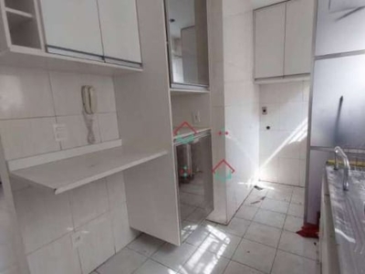 Apartamento com 2 dormitórios para alugar, 42 m² por r$ 1.100,00/mês - jardim mirna - taboão da serra/sp