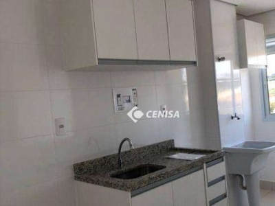 Apartamento com 2 dormitórios para alugar, 51 m² - condomínio villa helvetia - indaiatuba/sp