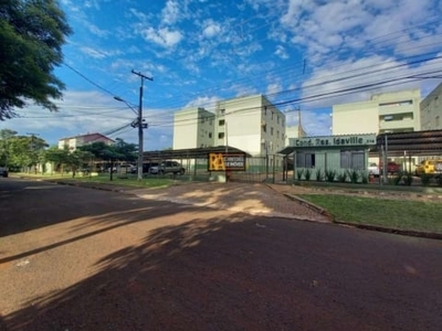 Apartamento para venda em foz do iguaçu, yolanda, 2 dormitórios, 1 banheiro, 1 vaga