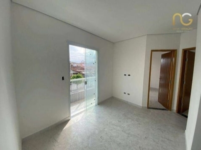 Casa com 2 dormitórios à venda, 55 m² por r$ 280.000,00 - aviação - praia grande/sp