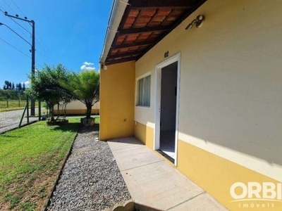 Casa com 3 dormitórios, 58 m² - venda por r$ 240.000,00 ou aluguel por r$ 1.444,13/mês - bela vista - gaspar/sc