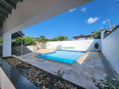 Casa com 4 dormitórios para alugar, 486 m² por r$ 15.250,91/mês - jardim anchieta - florianópolis/sc