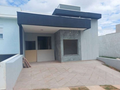 Casa de condomínio térrea á venda de 115m² com 03 dormitórios, sorocaba.