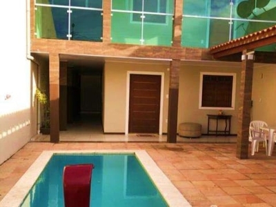 Casa duplex de 3/4 e piscina privada à venda na praia de arembepe