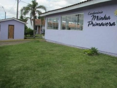 Casa em condomínio fechado com 2 quartos à venda na estrada do boqueirão, 670, jardim planalto, esteio por r$ 150.000