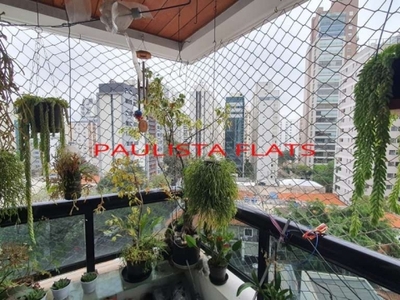 Flat com 1 quarto à venda na rua batataes, jardim paulista, são paulo, 60 m2 por r$ 750.000