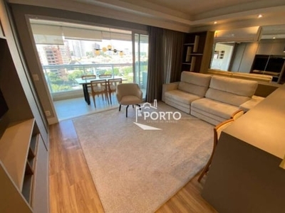 Apartamento com 1 dormitório para alugar, 54 m² por r$ 3.755,54/mês - são dimas - piracicaba/sp