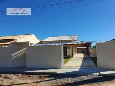 Maravilhosa casa composto por 2 quartos sendo 1 suíte e área gourmet em unamar, tamoios - cabo frio - rj