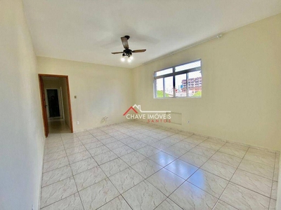 Apartamento em Embaré, Santos/SP de 100m² 2 quartos para locação R$ 2.900,00/mes