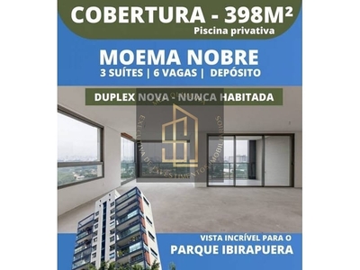 Apartamento em Moema, São Paulo/SP de 398m² 3 quartos à venda por R$ 15.529.000,00