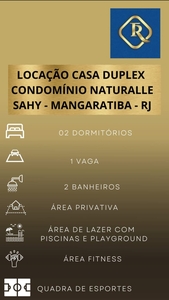 Apartamento em Sahy, Mangaratiba/RJ de 60m² 2 quartos para locação R$ 1.900,00/mes