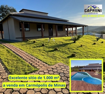 Chácara em Povoado Vargem Grande, Carmópolis De Minas/MG de 1000m² 3 quartos à venda por R$ 469.000,00