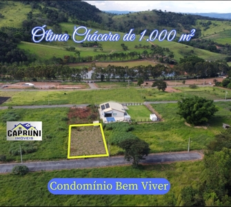 Chácara em Zona Rural, Carmópolis De Minas/MG de 1000m² 1 quartos à venda por R$ 119.000,00