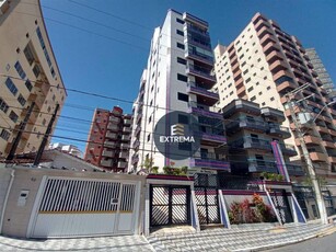 Apartamento em Vila Mirim, Praia Grande/SP de 70m² 2 quartos à venda por R$ 366.000,00