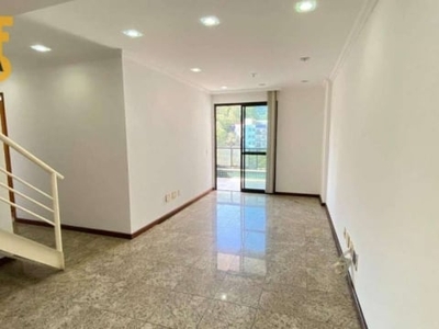 Cobertura com 3 dormitórios à venda, 180 m² por r$ 850.000,00 - freguesia de jacarepaguá - rio de janeiro/rj