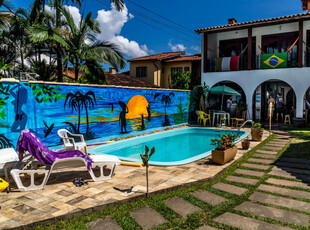 Quarto privado em hostel com piscina no centro da Lagoa