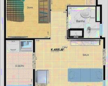 Apartamento à venda, 38 m² por R$ 266.000,00 - Vila Formosa - São Paulo/SP