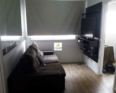 Apartamento à venda, Barra Funda, 33m², 2 dormitórios, sem vaga!