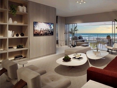 Apartamento Beira Mar de luxo pé na areia com 265 m2 com 4 suítes em Garça Torta. Maceió -