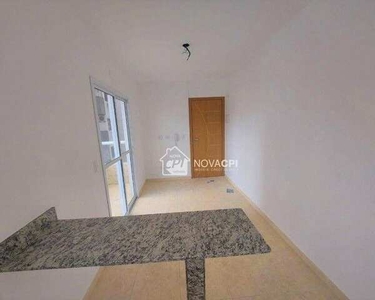 Apartamento com 1 dormitório à venda, 40 m² por R$ 277.000 - Canto do Forte - Praia Grande