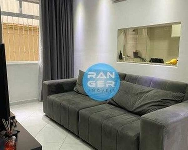 Apartamento com 1 dormitório à venda, 44 m² por R$ 249.000 - Campo Grande - Santos/SP