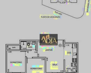 Apartamento com 2 dormitórios à venda, 51 m² por R$ 273.000,00 - Vila Assis Brasil - Mauá