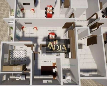 Apartamento com 2 dormitórios à venda, 54 m² por R$ 262.500 - Vila Assis - Mauá/SP