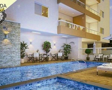 Apartamento com 2 dormitórios à venda, 57 m² por R$ 292.515,00 - Vila Guilhermina - Praia