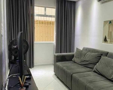 Apartamento, de 44m², com 1 quarto e vaga em garagem, bairro Campo Grande - Santos/SP