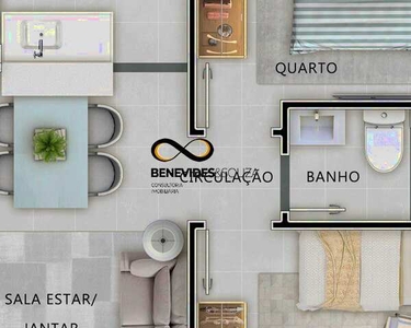 Apartamento em Guarulhos a 8 minutos do Shopping, hospital e terminal. (Bairro Jardim Nova