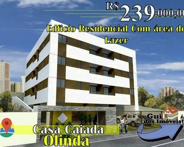 Apartamento para venda possui 56M² De 2 quartos Com Suite em Casa Caiada - Olinda - 239 MI