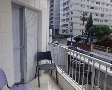 Apartamento semi mobiliado - 02 dorms (01 suite), sala com sacada - Vila Guilhermina - Pra