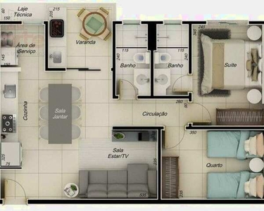 Apartamentos com 2 dormitórios à venda, 60m² e 62m² sendo a partir de R$ 295.000 - Santa M